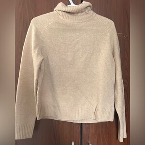 Frank & Oak Tan Turtleneck Sweater
